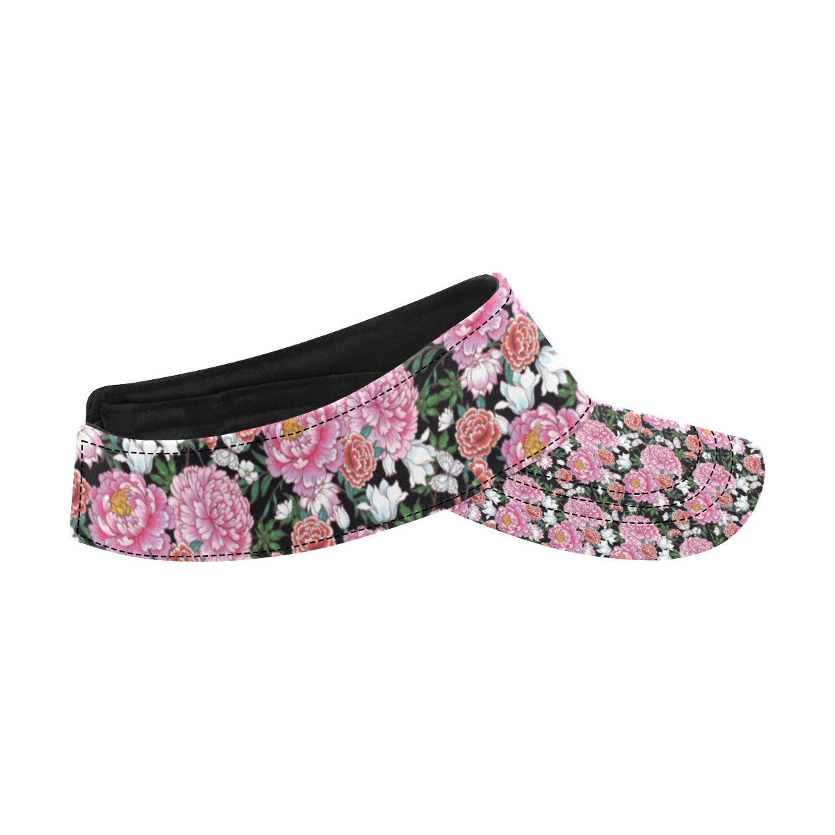 Dahlia Pattern Print Design 02 Unisex Sun Visor