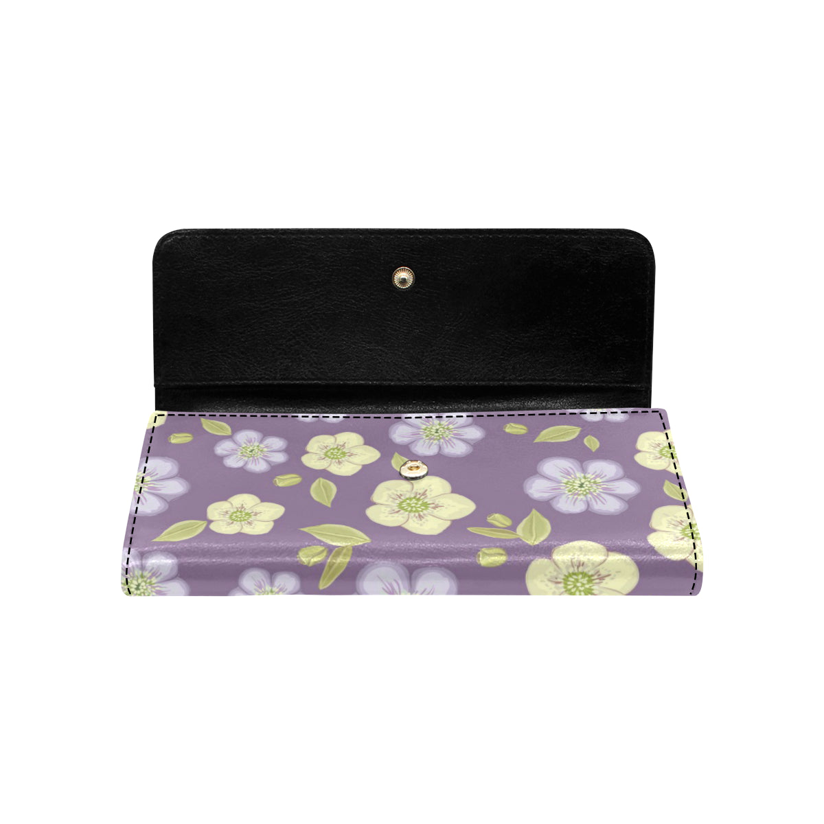 Anemone Pattern Print Design AM013 Women's Trifold Wallet