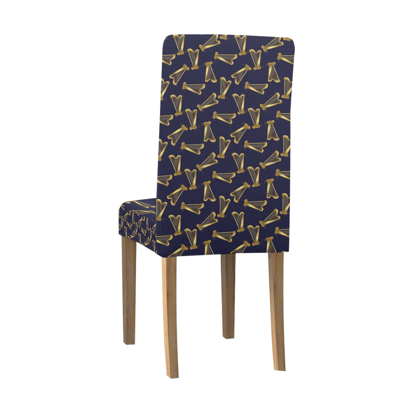 Harp Print Design LKS401 Dining Chair Slipcover