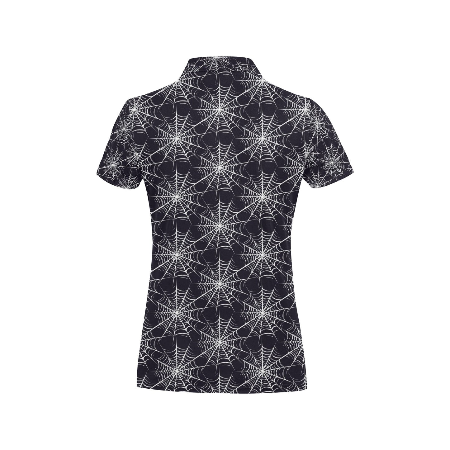 Spider Web Print Design LKS303 Women's Polo Shirt
