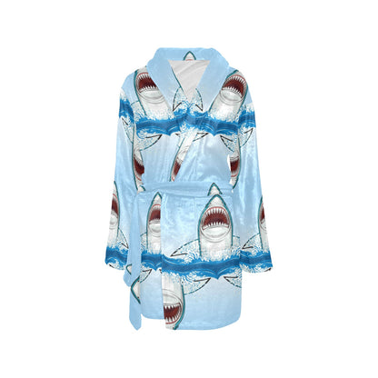 Shark Bite Women's Fleece Robe