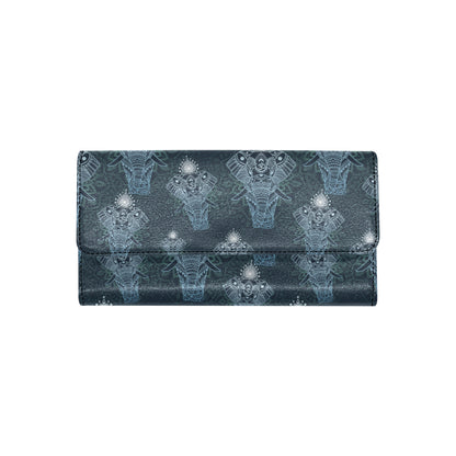 Elephant Mandala Women's Trifold Wallet