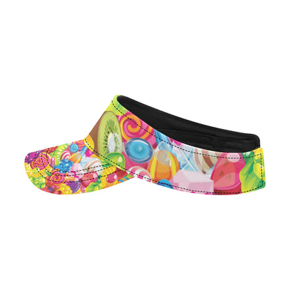 Candy Pattern Print Design CA01 Unisex Sun Visor