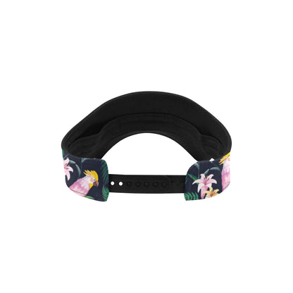 Cockatoo Pattern Print Design 03 Unisex Sun Visor