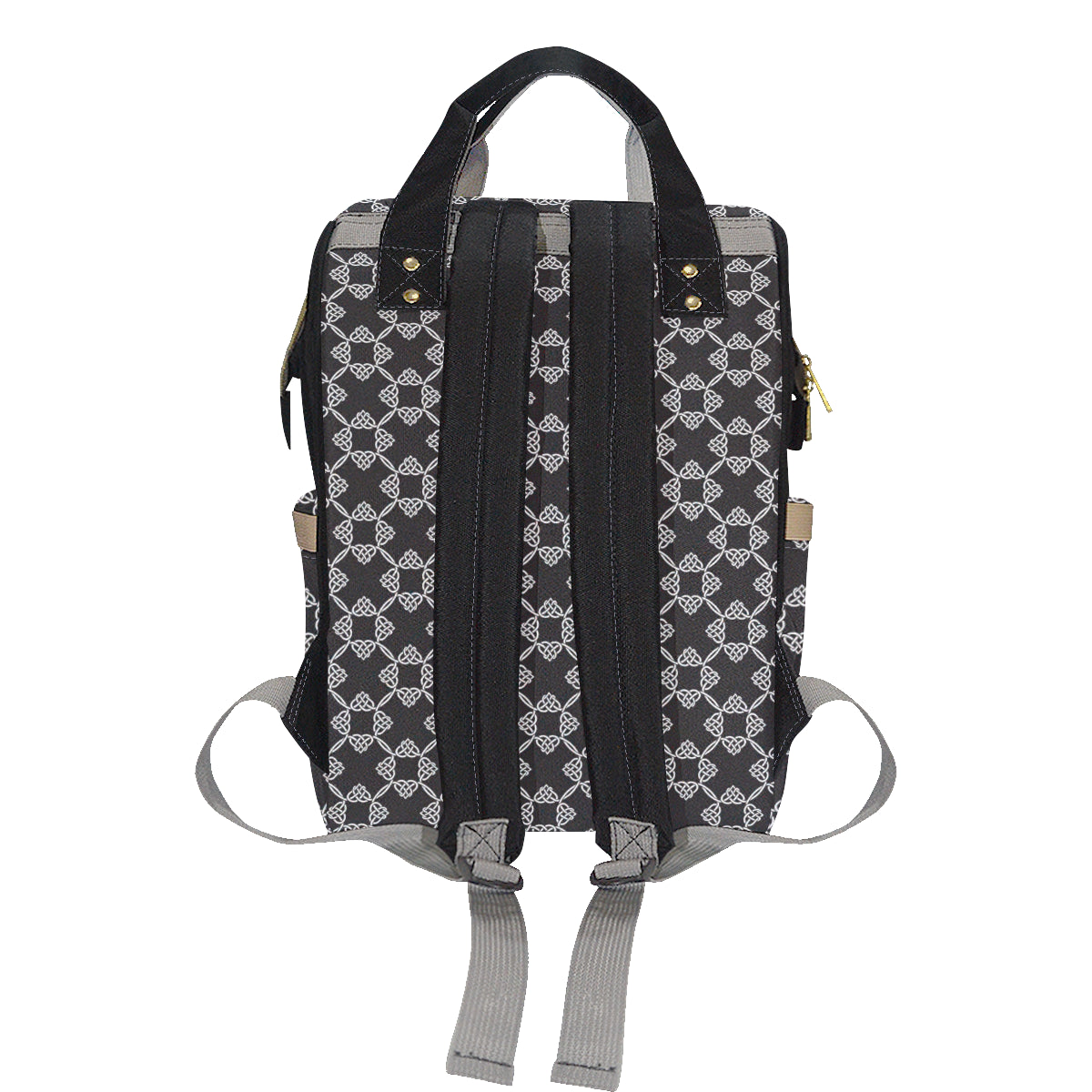 Celtic Pattern Print Design 06 Diaper Bag Backpack
