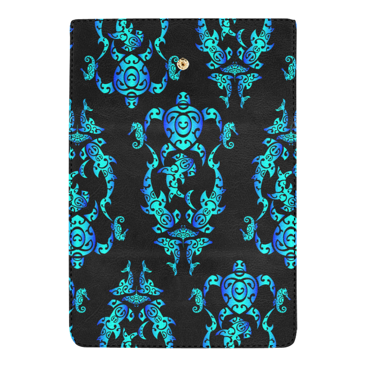 Sea turtle Polynesian Tribal Hawaiian Women's Trifold Wallet