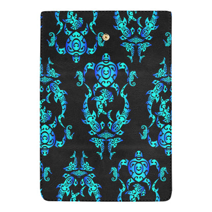 Sea turtle Polynesian Tribal Hawaiian Women's Trifold Wallet