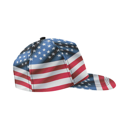 American flag Classic Snapback Cap