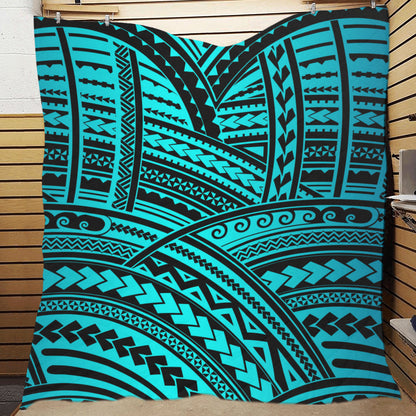 Polynesian Tribal Premium Quilt