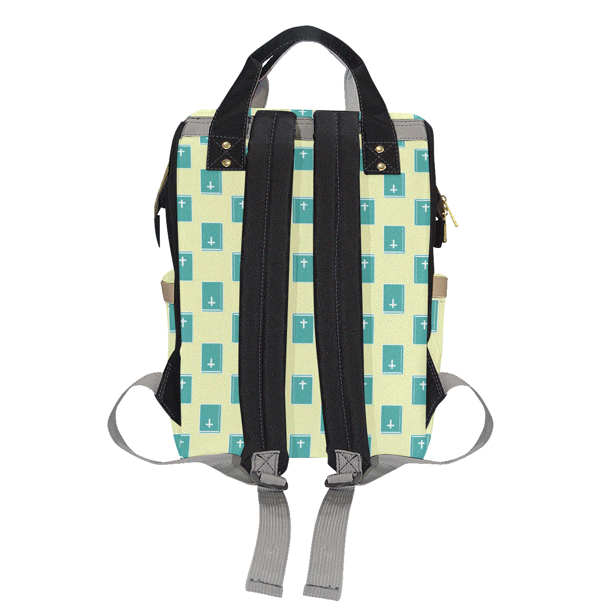 Bible Pattern Print Design 04 Diaper Bag Backpack