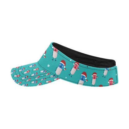 Pill Pattern Print Design A03 Unisex Sun Visor