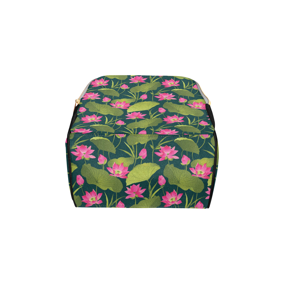 Water Lily Pattern Print Design WL09 Diaper Bag Backpack