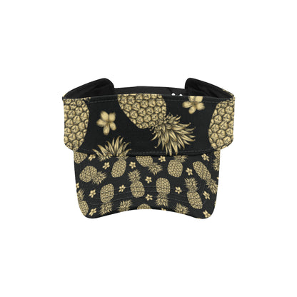 Gold Pineapple Hibiscus Unisex Sun Visor