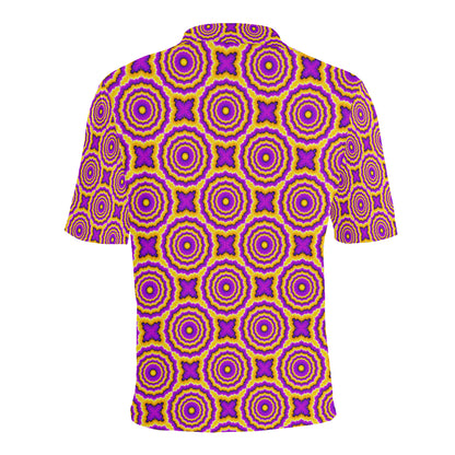Optical illusion Expansion Men Polo Shirt