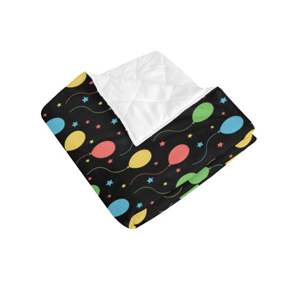 Ballon Colorful Pattern Print Design 04 Premium Quilt