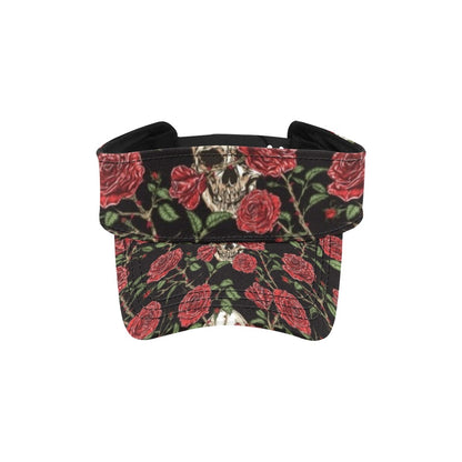 Skull And Roses Print Design LKS303 Unisex Sun Visor