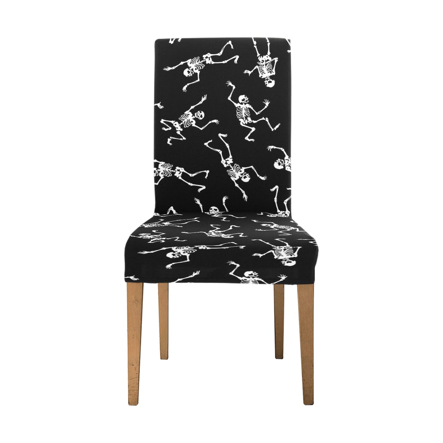 Skeleton Print Design LKS305 Dining Chair Slipcover