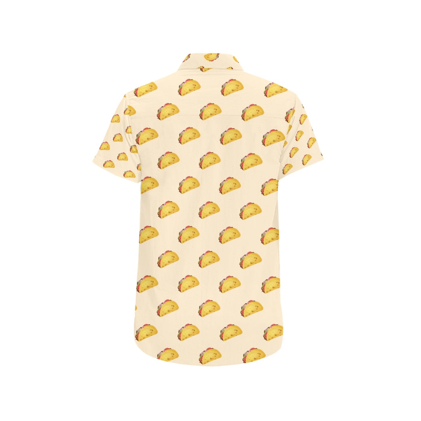 Taco Print Design LKS302 Men Short Sleeve Button Up Shirt