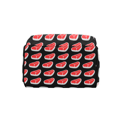 Steak Print Design LKS303 Diaper Bag Backpack