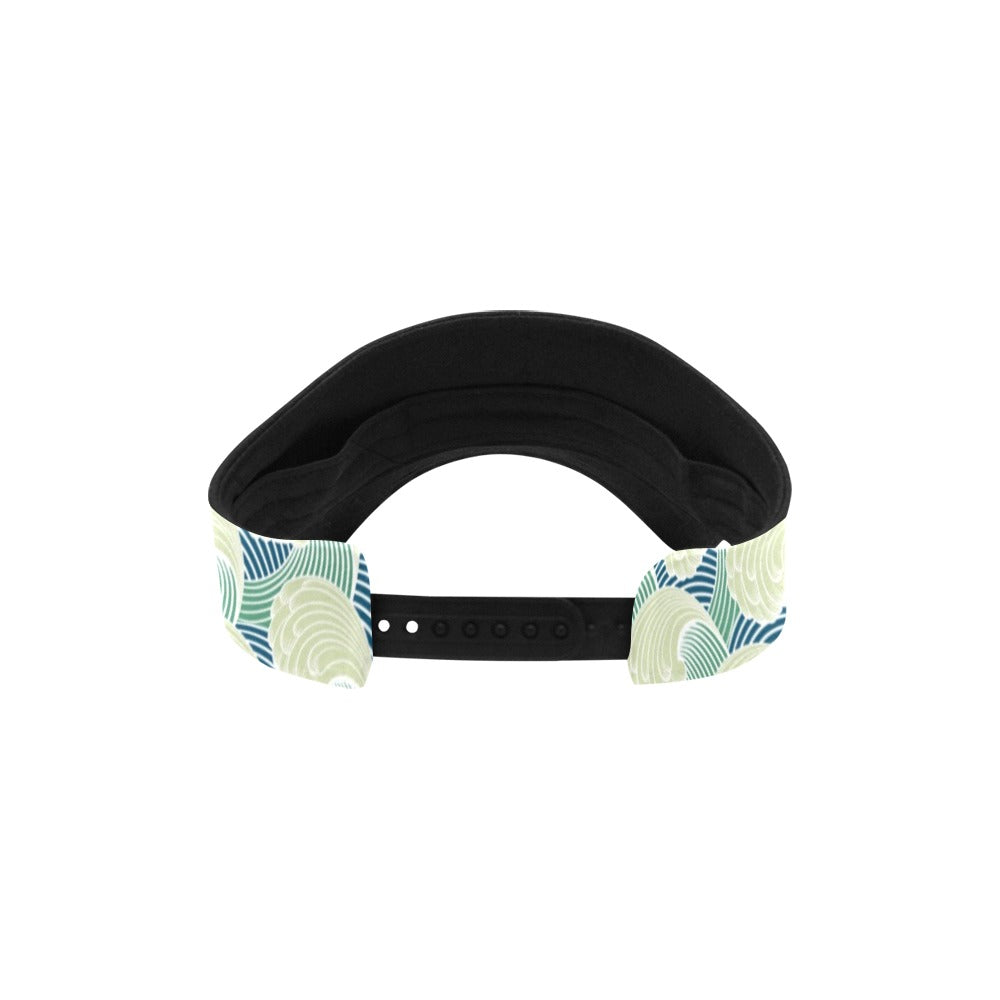Wave Japan Style Print Design LKS302 Unisex Sun Visor