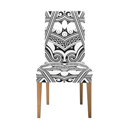 Samoan Pattern Print Design LKS302 Dining Chair Slipcover