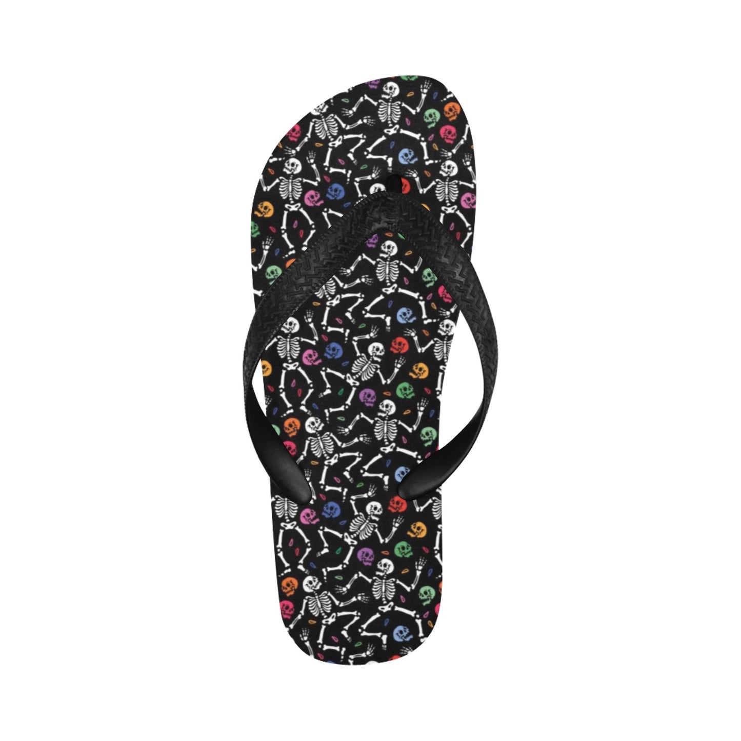 Skeleton Print Design LKS307 Flip Flops