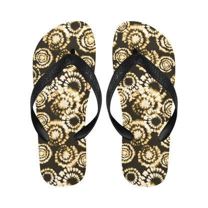 Tie Dye Print Design LKS307 Flip Flops