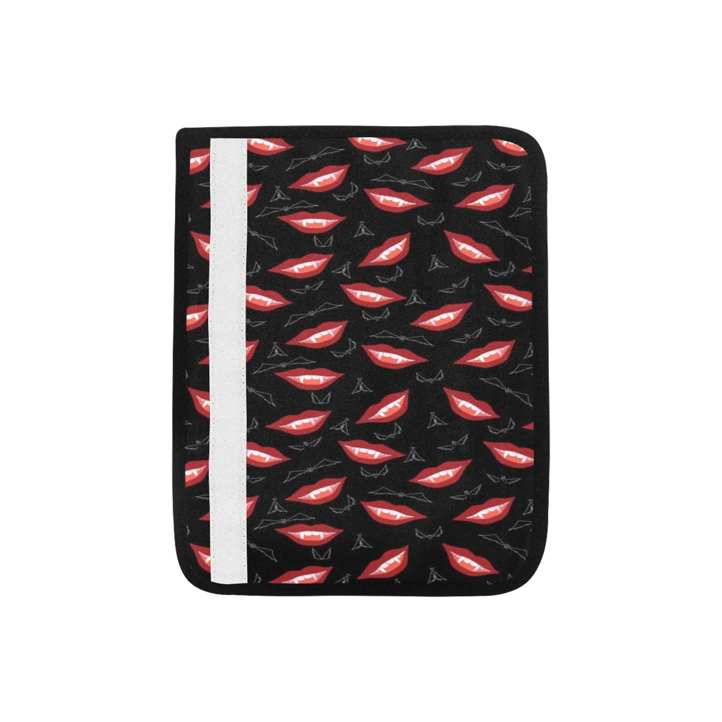 Vampire Lips Print Design LKS301 Car Seat Belt Cover