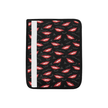 Vampire Lips Print Design LKS301 Car Seat Belt Cover