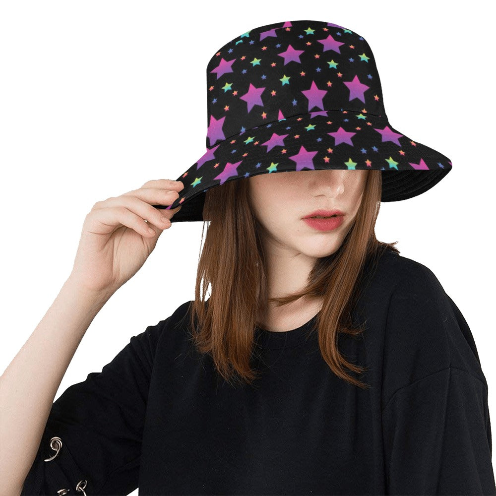 Star Print Design LKS305 Unisex Bucket Hat