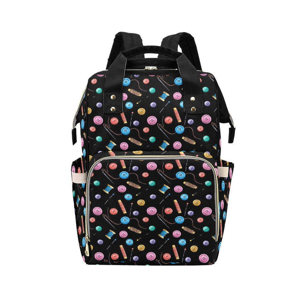 Sewing Print Design LKS309 Diaper Bag Backpack