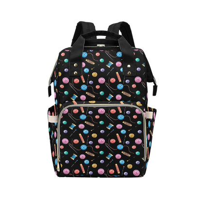 Sewing Print Design LKS309 Diaper Bag Backpack