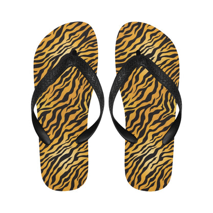 Tiger Print Design LKS302 Flip Flops