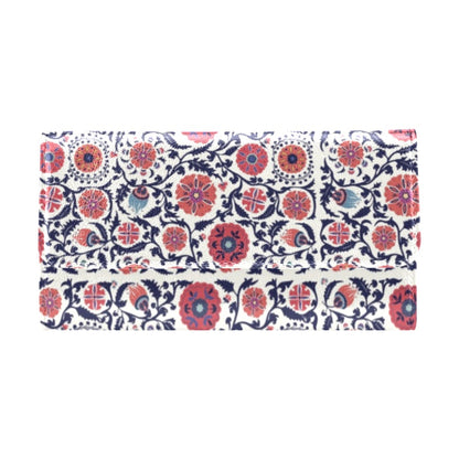 Suzani Print Design LKS304 Women's Trifold Wallet