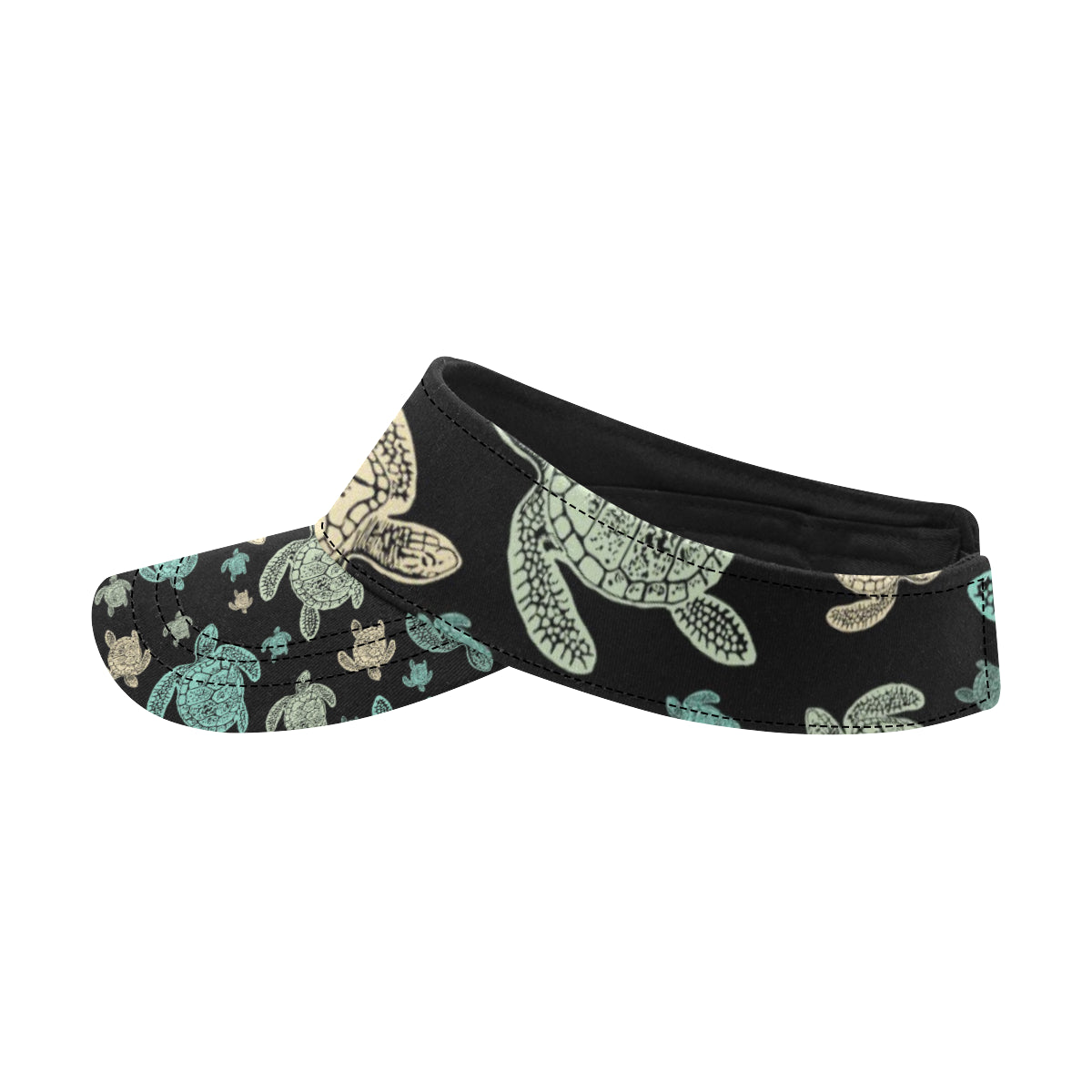 Sea Turtle Stamp Pattern Unisex Sun Visor