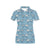 Emu Pattern Print Design 01 Women's Polo Shirt