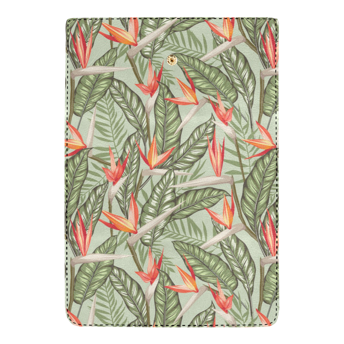Bird Of Paradise Pattern Print Design BOP08 Women's Trifold Wallet