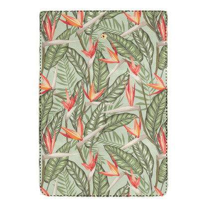 Bird Of Paradise Pattern Print Design BOP08 Women's Trifold Wallet