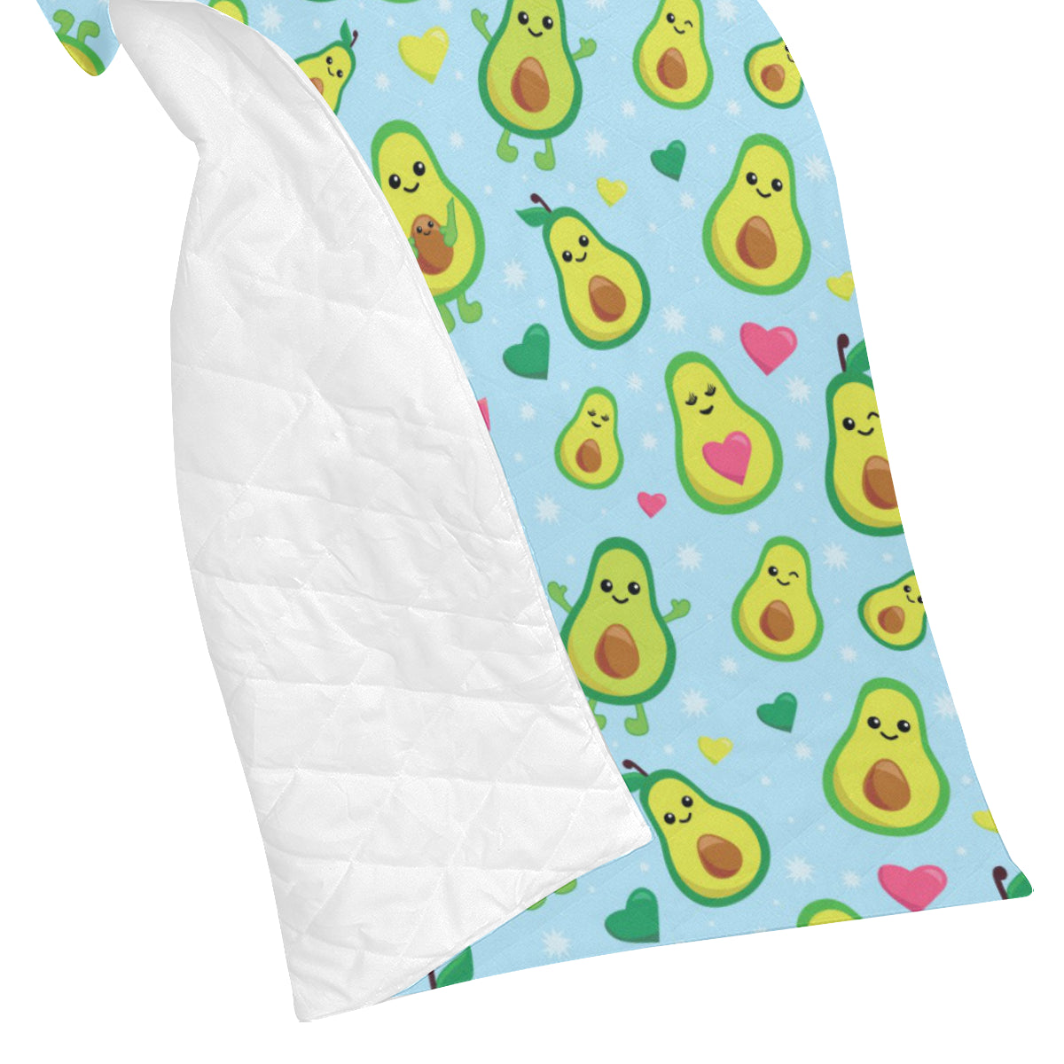 Avocado Pattern Print Design AC09 Premium Quilt