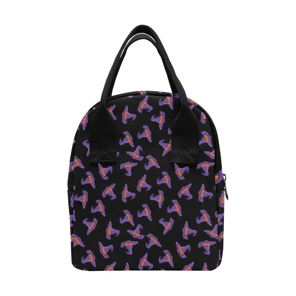 Witch Hat Print Design LKS304 Insulated Lunch Bag