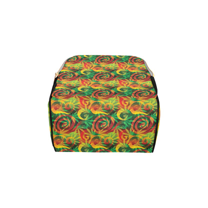 Rastafarian Pattern Print Design A01 Diaper Bag Backpack