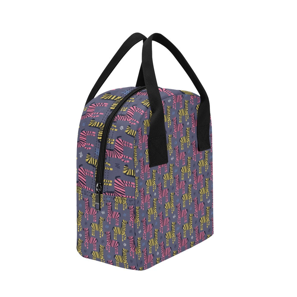 Zebra Print Design LKS303 Insulated Lunch Bag