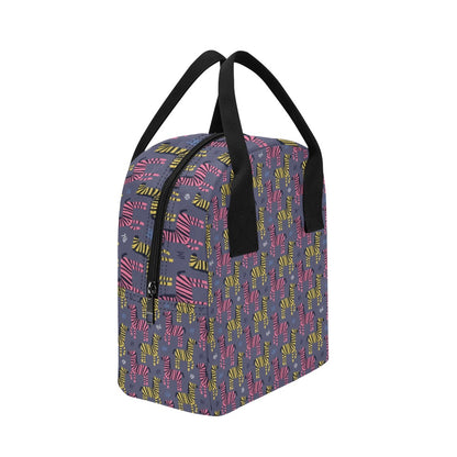 Zebra Print Design LKS303 Insulated Lunch Bag