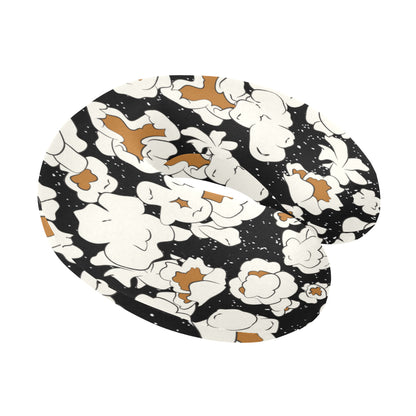 Popcorn Pattern Print Design A02 U-Shaped Travel Neck Pillow