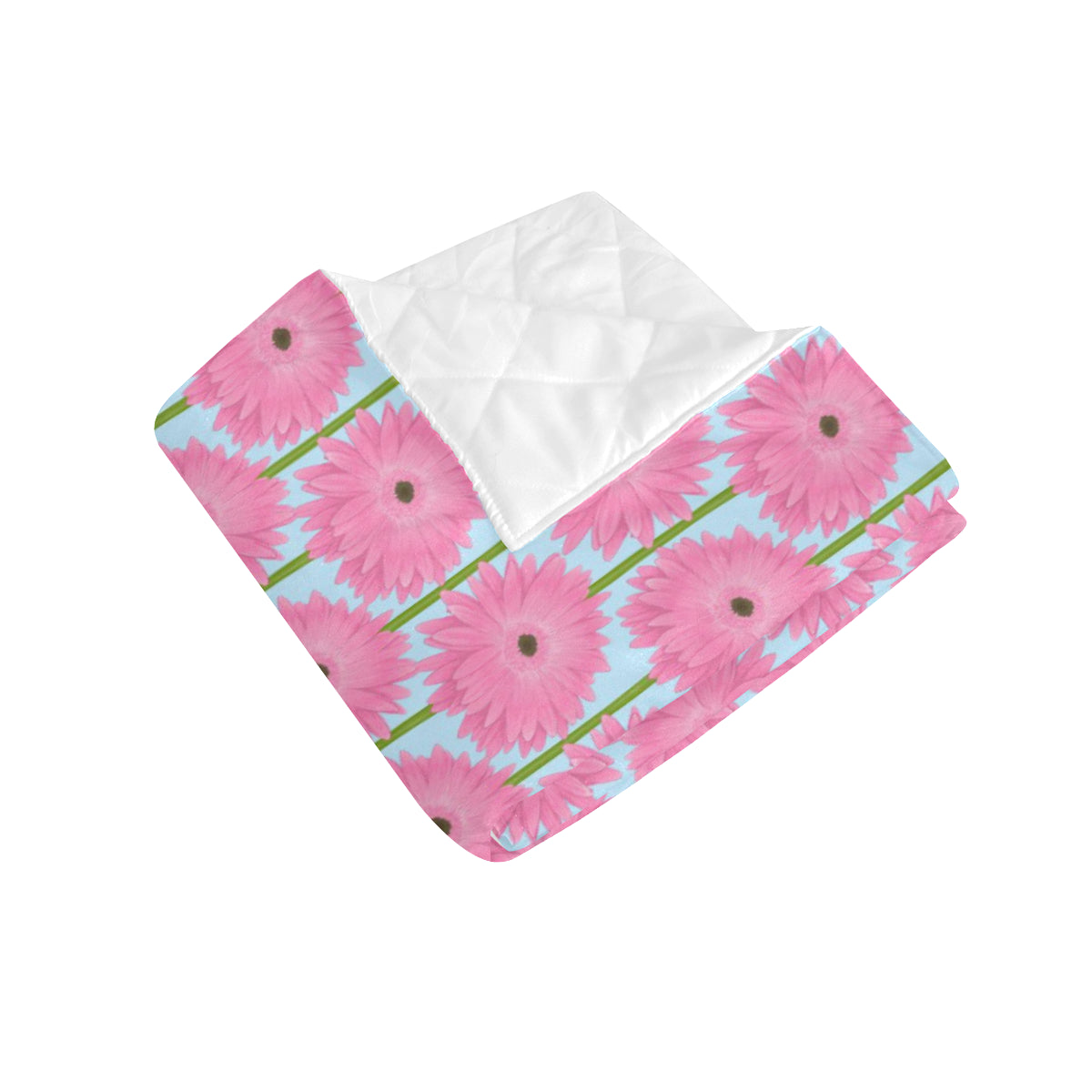 Gerberas Pattern Print Design GB01 Premium Quilt
