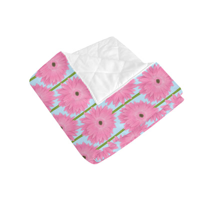 Gerberas Pattern Print Design GB01 Premium Quilt