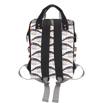 Fugu Pattern Print Design 03 Diaper Bag Backpack