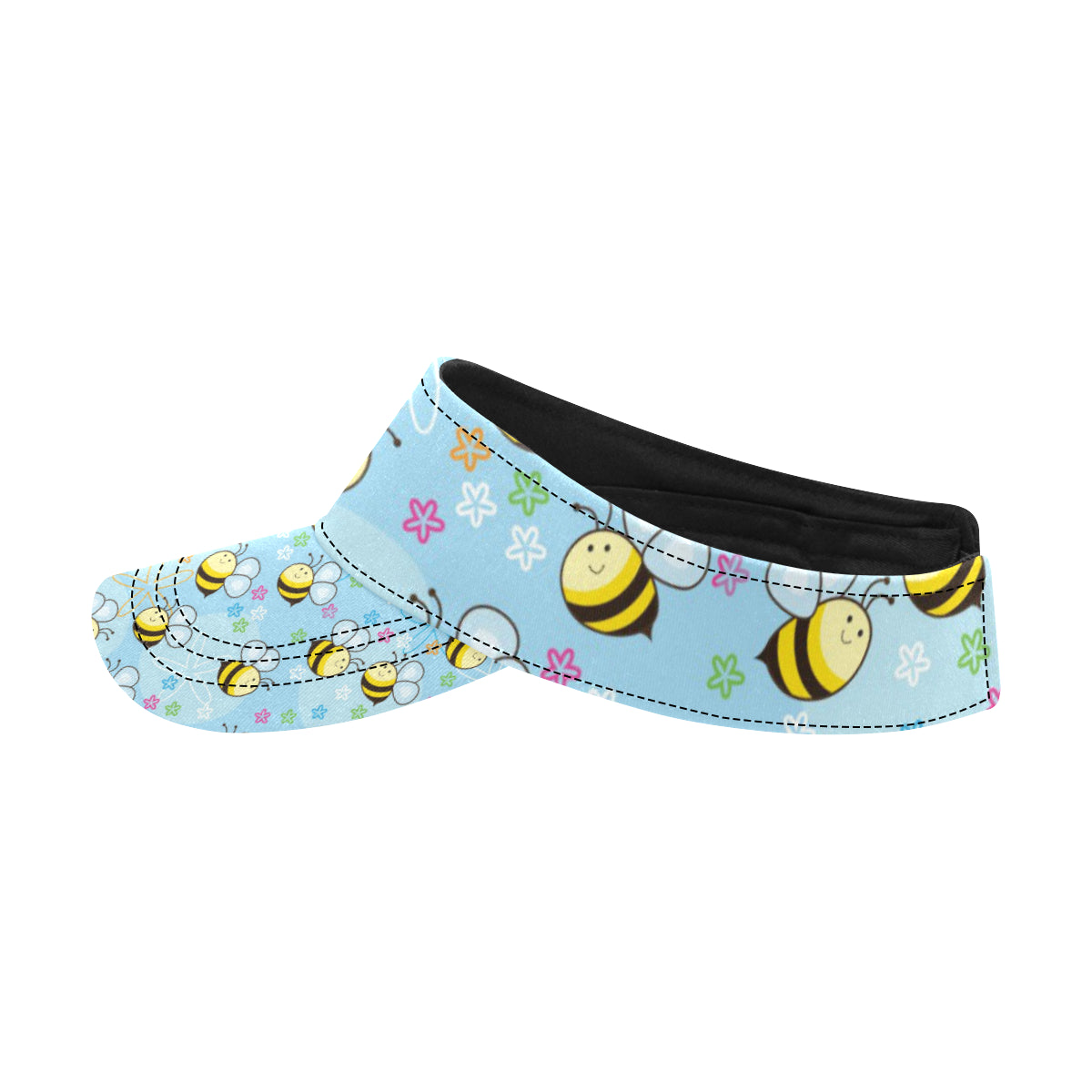 Bee Pattern Print Design BEE03 Unisex Sun Visor