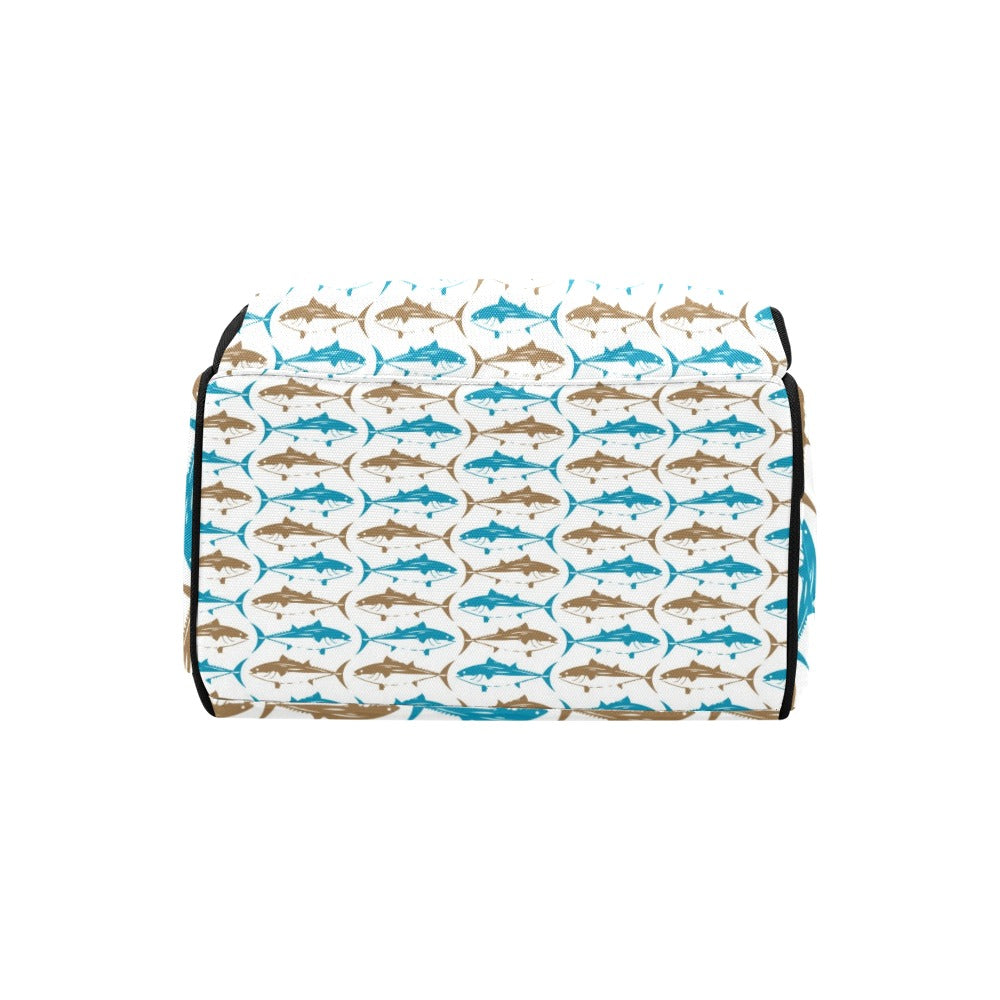 Tuna Fish Print Design LKS301 Diaper Bag Backpack