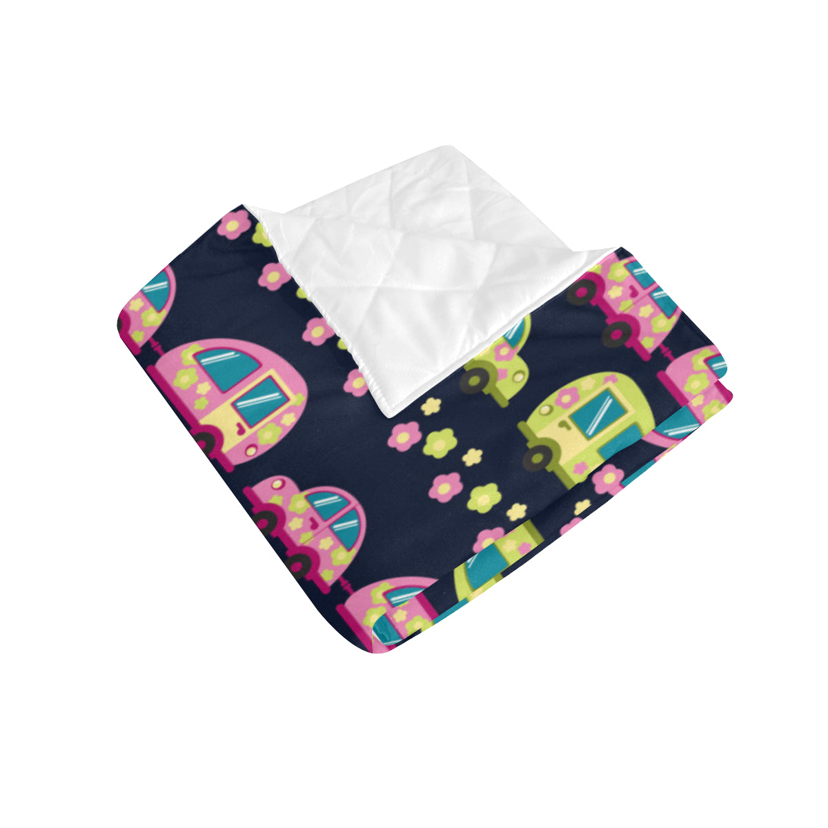 Camper Cute Camping Design No 3 Print Premium Quilt